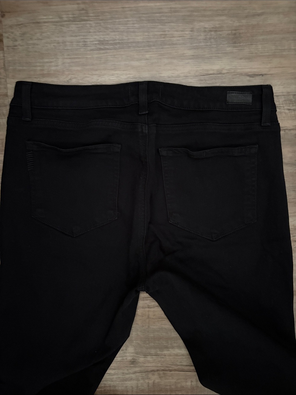 PAIGE Dark Black skyline Bootcut Jeans - Picture 2 of 5